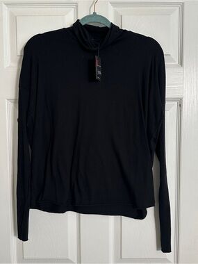 n:PHILANTHROPY Black Long-Sleeve Turtleneck Top